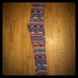 Aztec print legging